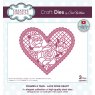 Sue Wilson Craft Dies Frames & Tags Collection Lace Rose Heart | Set of 3
