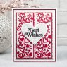 Sue Wilson Sue Wilson Craft Dies Frames & Tags Collection Lace Rose Heart | Set of 3
