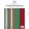 Foundation A4 Card Pack Traditional Christmas | 20 sheets