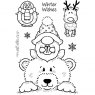 Woodware Woodware Clear Stamps Norman & Friends | Set of 7