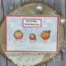 Woodware Woodware Clear Stamps Bubble Hopping Robins | Set of 10