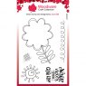 Woodware Woodware Clear Stamps Petal Doodles Never Give Up | Set of 5