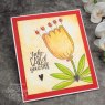 Woodware Woodware Clear Stamps Petal Doodles Take Care | Set of 7