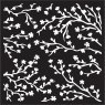Jamie Rodgers Creative Expressions Stencil by Jamie Rodgers Blossoming Branch | 6 x 6 inch