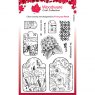 Woodware Clear Stamps Garden Tags | Set of 12
