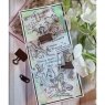 Woodware Woodware Clear Stamps Sweet Pea Postcard
