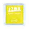 Aladine Izink Pigment Ink Pad Fluorescent Yellow | 5cm x 5cm